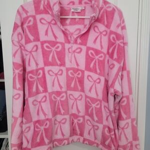 Women's Pink Bow Sweater